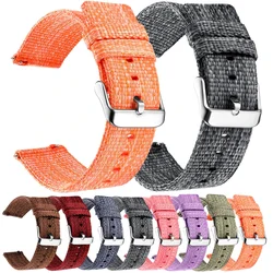 20 18 22 24mm Nylon Band for Samsung Galaxy 46 42mm Watch 3 Gear S3 Active 2 Frontier Wrist Sport Woven for Huawei Watch Amazfit