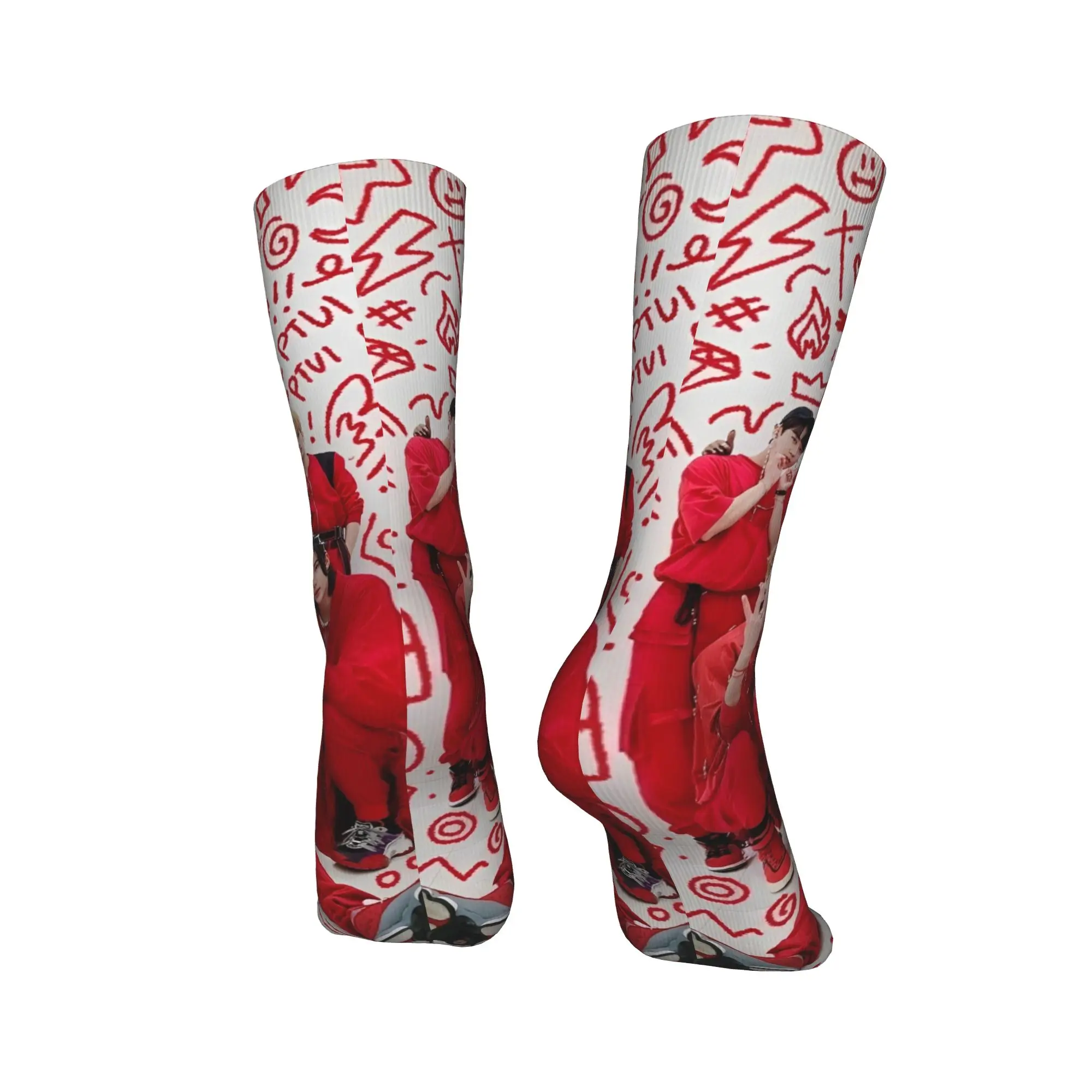 Kids' Gothic Design Autumn Socks - KPOP Inspired Band Style Outdoor Quality