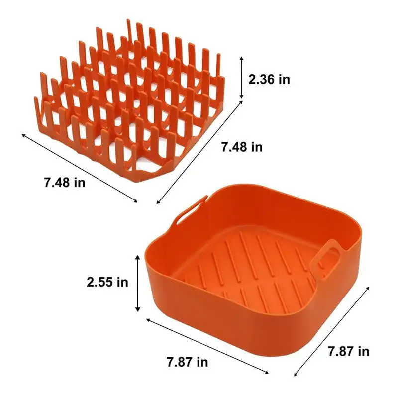 Air Fryer Bacon Rack,, Food Grade Silicone Bacon Cooker For Meat