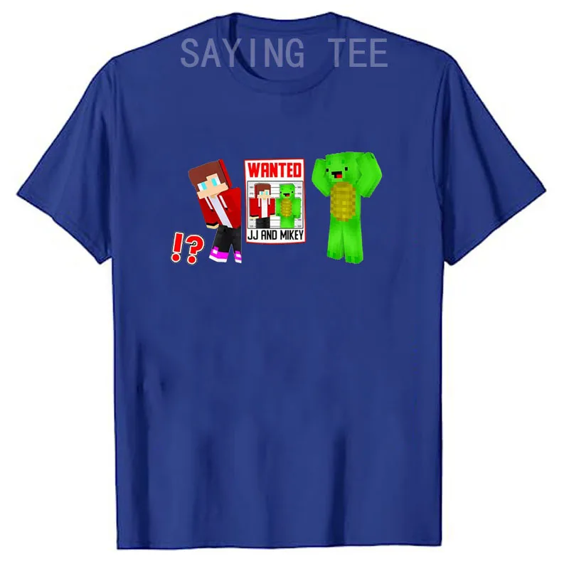 JJ and Mikey Wanted!? Premium T-Shirt Humor Funny Video Gamer Graphic Outfit Boys Fashion Saying Tee Novelty Gift gaming clothes S819affa76fbc4753843531a15c2f03557