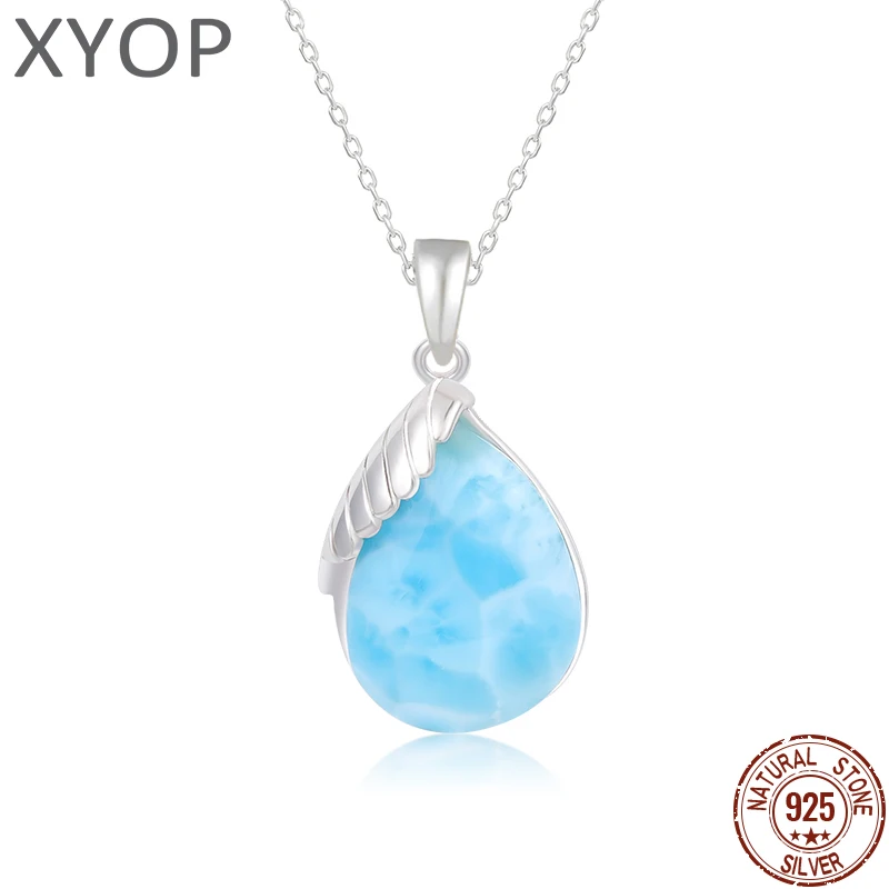 Ciondolo LARIMAR TOPAZI su Argento Sterling - Dimora degli Angeli