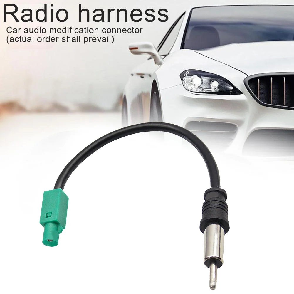 

Universal Car Stereo Radio Antenna Cable For Fakra-Z Male To DIN Plug To Convert The Signal From The FM/AM Aerial To DAB Radio