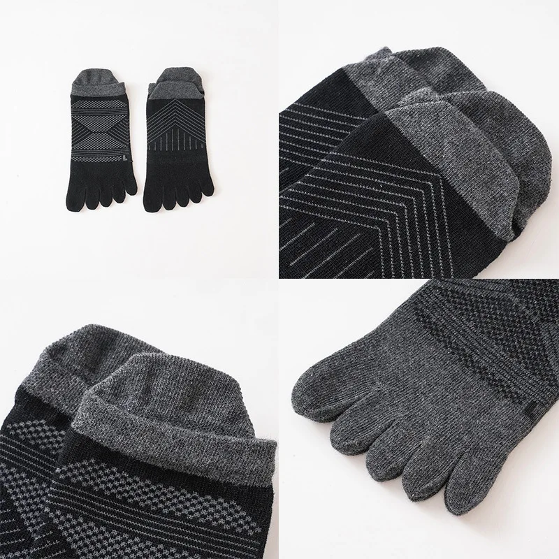 Premium Mesh Breathable Seamless Five Finger Toe Socks Structural Details View