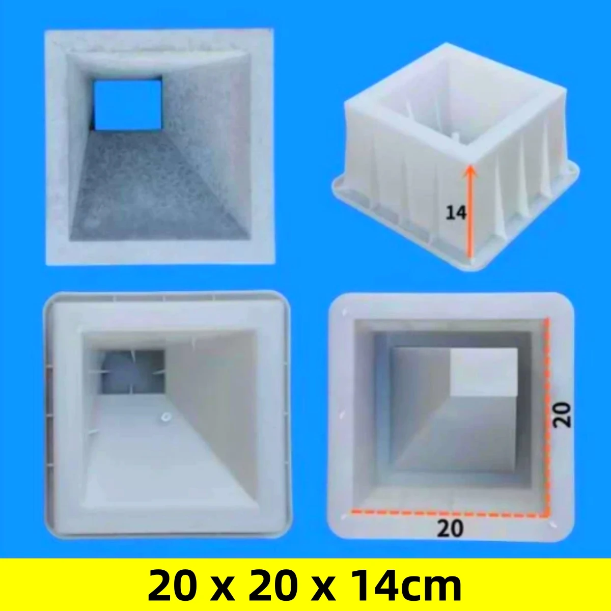 Cement Antique Hollow Brick Mold 26*20*7.3cm Carving Anti-Slip Concrete Plastic Paving Mold Cement Leveling Shovel Paving Tools concrete molds garden path molds