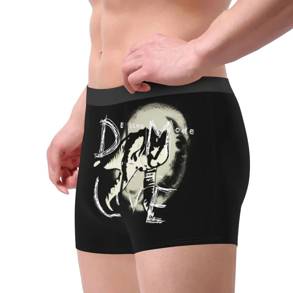 Custom Electronic Rock Depeche Cool Mode Boxers Shorts Men Briefs Underwear Cool Underpants