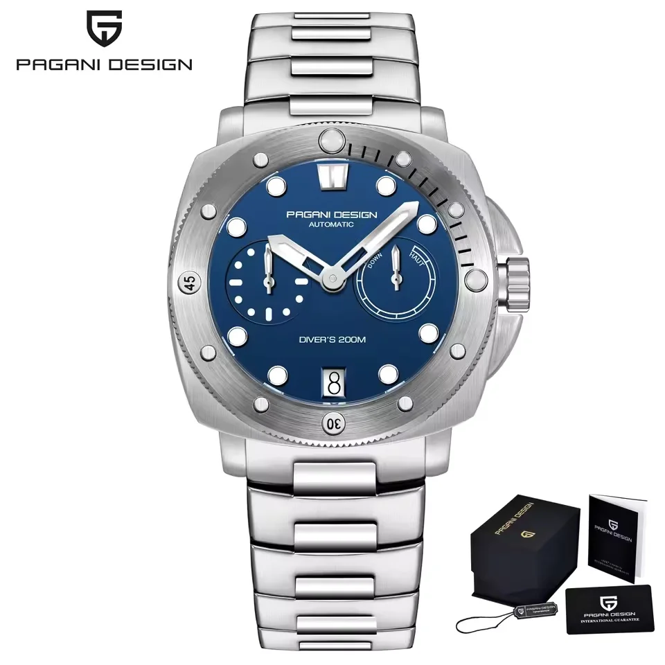 PAGANI Design Men's Automatic Mechanical Diver Watch 200M