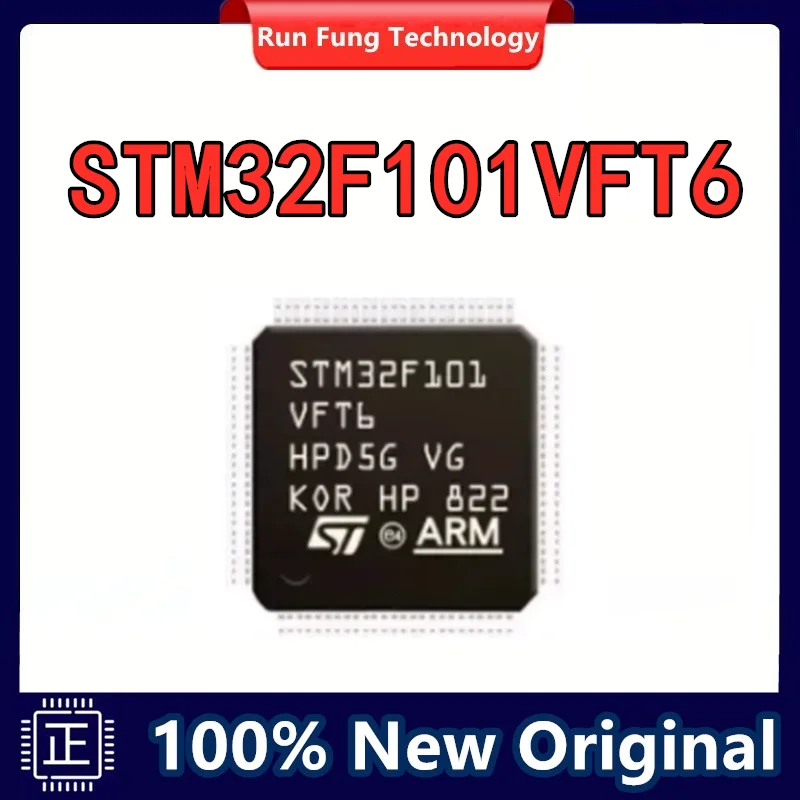 

STM32F101VFT6 LQFP100 32-bit microcontroller MCU ARM single chip