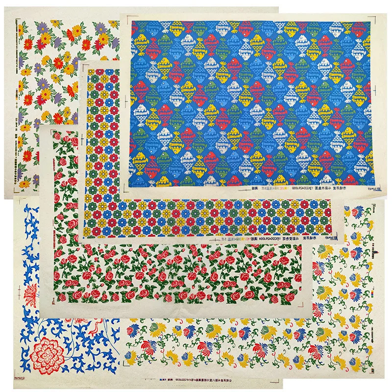 1PC Pottery Underglaze Decal DIY Ceramic Color Transfer Paper Jingdezhen High Temperature Resistant ceramic transfer paper
