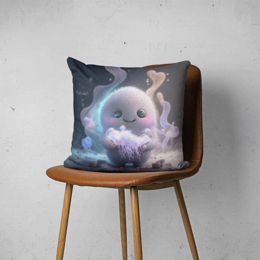 

CUTE AI PILLOW 062 Customizable Bedroom Bed Sofa Hotel Car Lumbar Pillow Fashion Decorative Cover