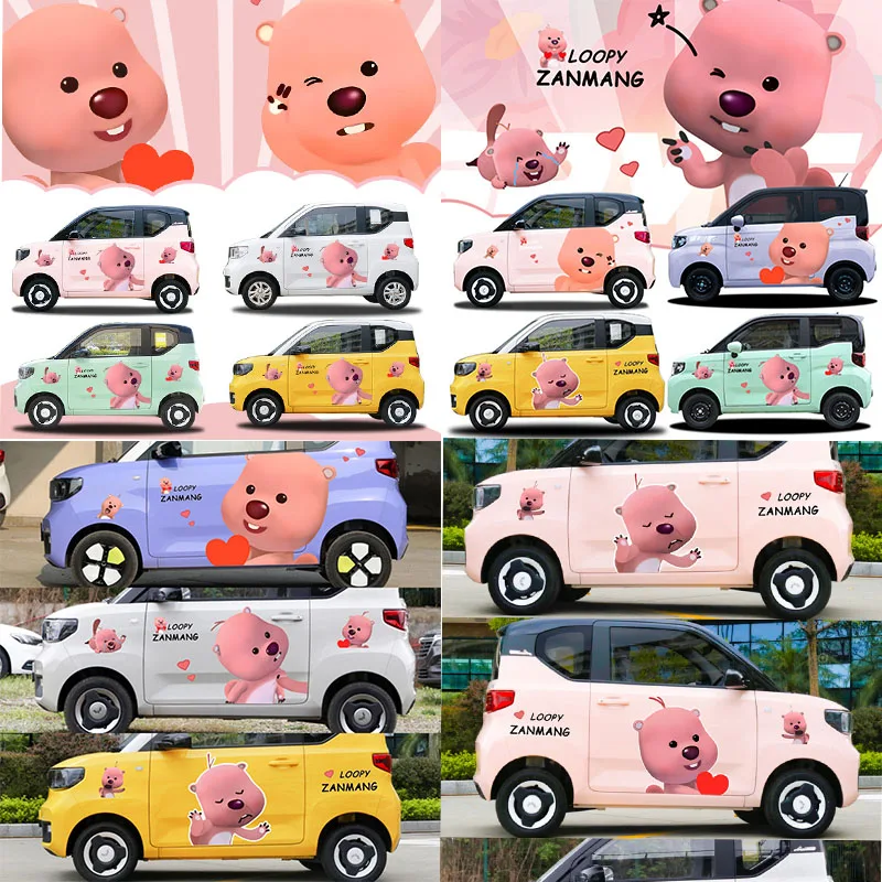 

Kawaii аниме Loopy мультфильм оригинальный корпус водонепроницаемый солнцезащитный фотоэлемент износостойкие против царапин наклейки