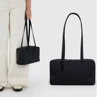 Sac fourre-tout de Bowling pour femmes, marque de luxe, sac à bandoulière en Nylon, grande capacité, Simple, polyvalent, ultraléger, fermeture éclair, sac de voyage pour les déplacements 2
