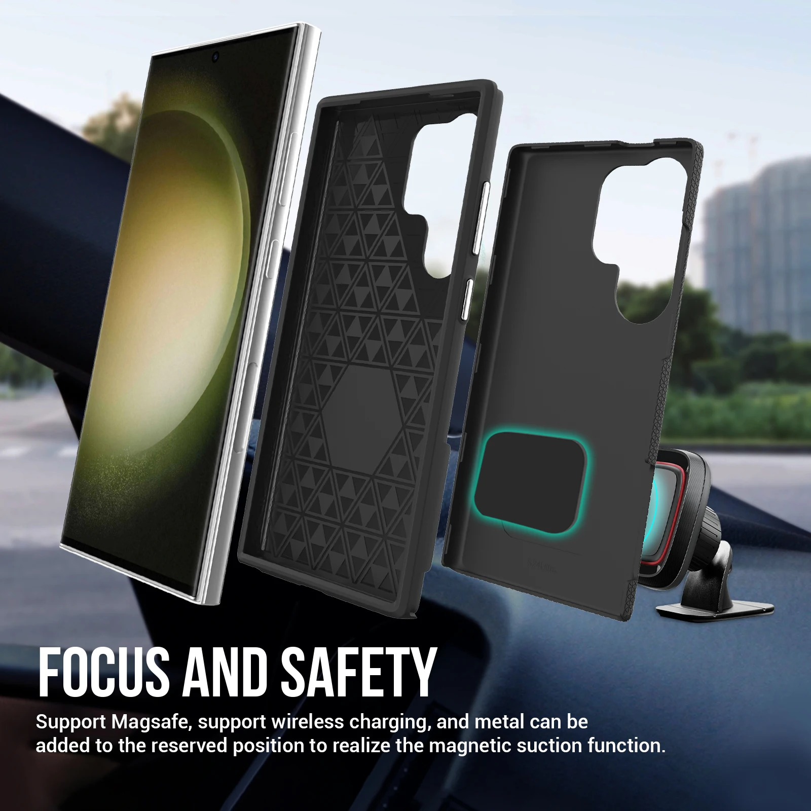Rugged Military-Grade Shockproof Phone Case Cover