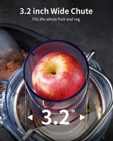 Presse-agrumes centrifuge 1300W, avec bouche large de 3.2 pouces, réglage à 2 vitesses, facile à nettoyer, extracteur de fruits et légumes 3