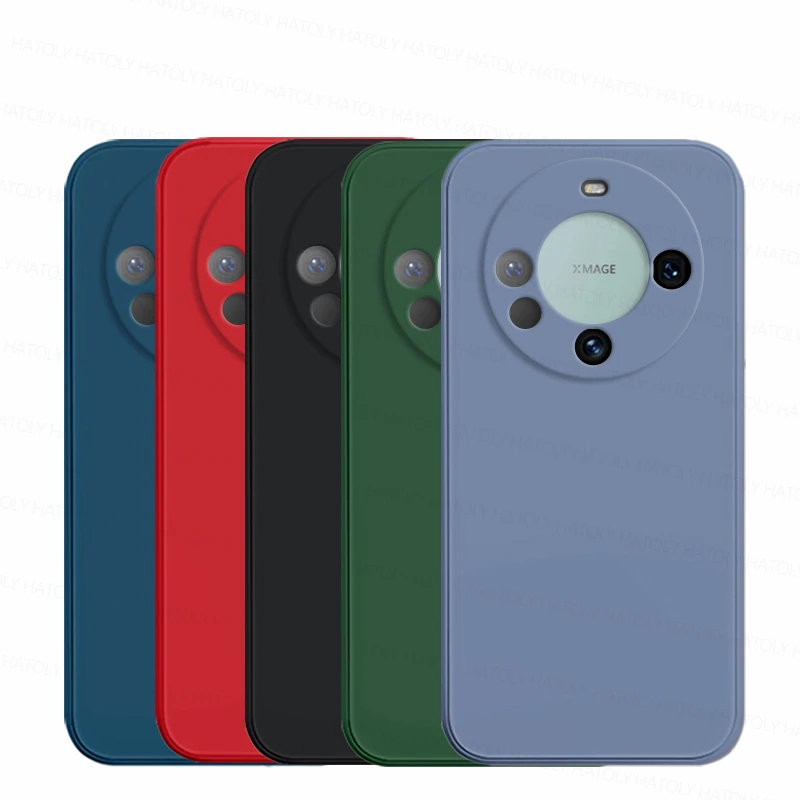 Per Huawei Mate 60 Custodia Huawei Mate 50 60 Pro Plus Cover Cover Posteriore Protettiva In Silicone Liquido Antiurto Tpu Originale