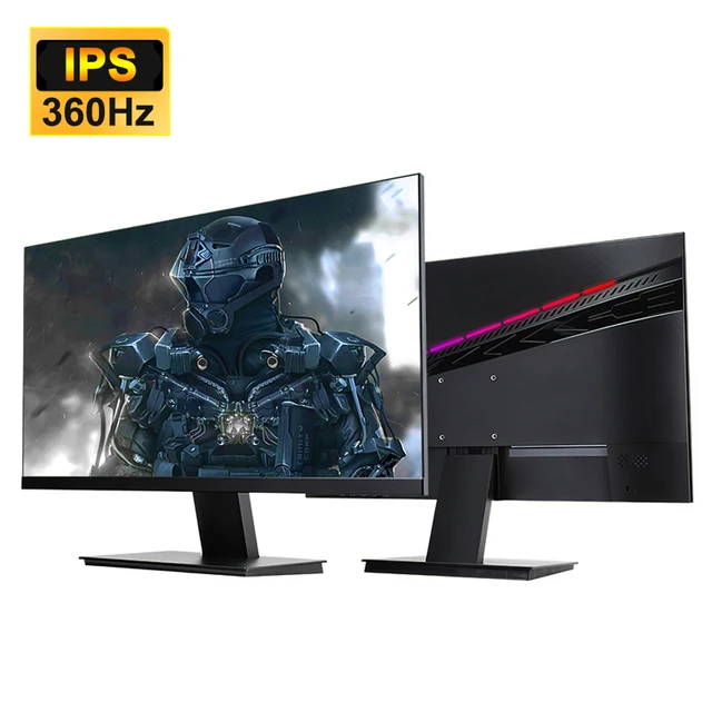 MUCAI 24.5 Inch IPS Monitor 360Hz Gaming Gamer LCD Display HD Desktop PC  Computer Screen Flat