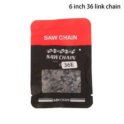 Versatile Metal Chainsaw Chain for Electric Saws and Wood Cutting (6inch 36 link chain)