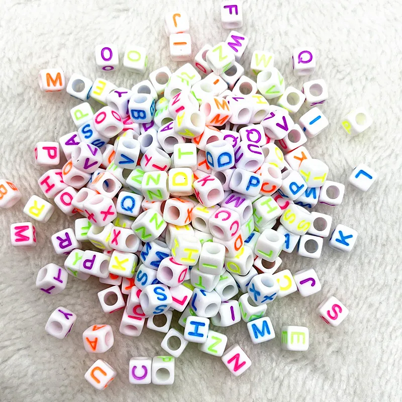 VOWELS ONLY Alphabet Beads, Beads, Letter Beads, DIY, Kid Crafts 