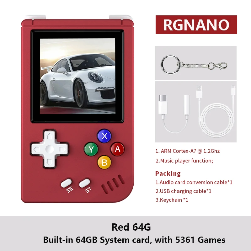 Buy Anbernic RG Nano 1.54 IPS retro handheld - console in Australia | Electro Arcade