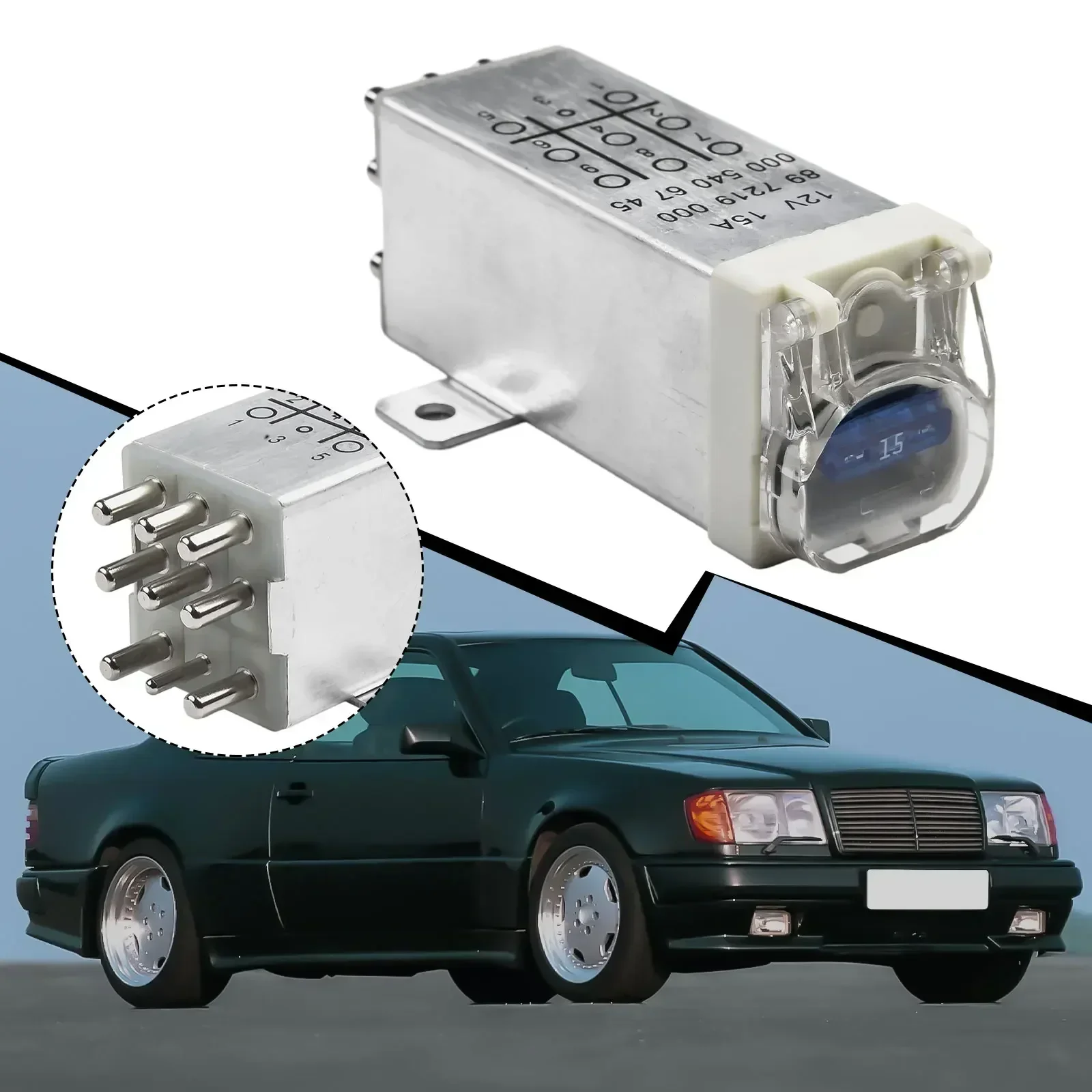 Auto Protection Relay Auto Parts Protection Relay 0005406745 ABS Black Car Accessories Replacement