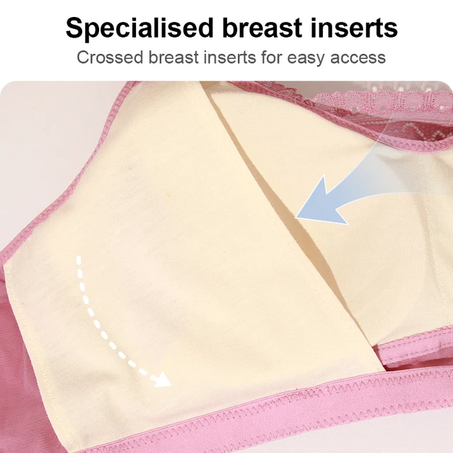 유방암 수술 후 여성을 위한 부드럽고 편안한 지원 브래지어