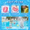 Reusable Olive Water ball Toys for Summer Games Children's Adults Outdoor Activities automatically soaking up Bomb water Toy Gif 5