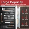 Silverware Expandable Kitchen Drawer Kitchen Organizer TrayAdjustable Pantry Organizer Utensil Cutlery Drawer  for Forks Knives 4