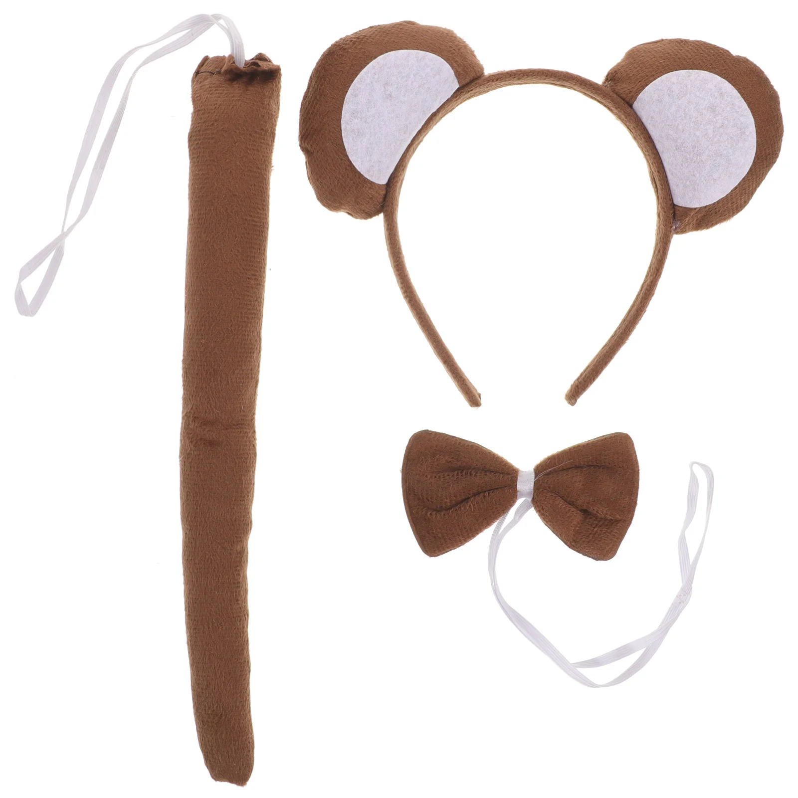 

Aboofan Halloween Costumes Baby Clothes 3 Pcs Set Monkey Costume Set Monkey Ear Headband Bowtie Tail Cosplay Costume Party