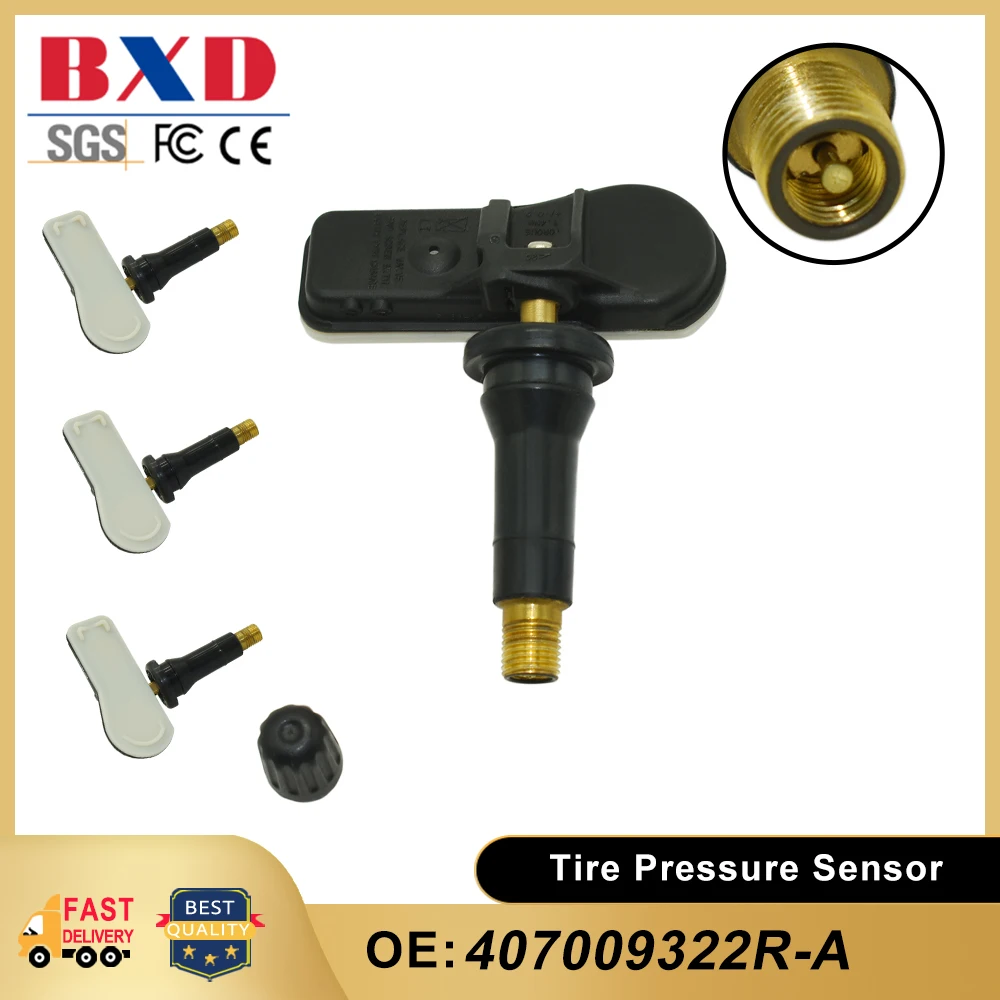 1/4 Pz 433Mhz Sensore Di Pressione Dei Pneumatici Muslim407009322Ra Per Fiat Talento Opel Movano Lada Largus Dacia Dokker Smart Fortwo