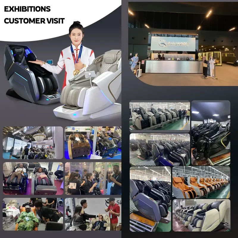 Factory Direct Massage Chair Full Body Folding Recliner Smart Chair Massager Electric Shiatsu Zero Gravity Massage Chair 4