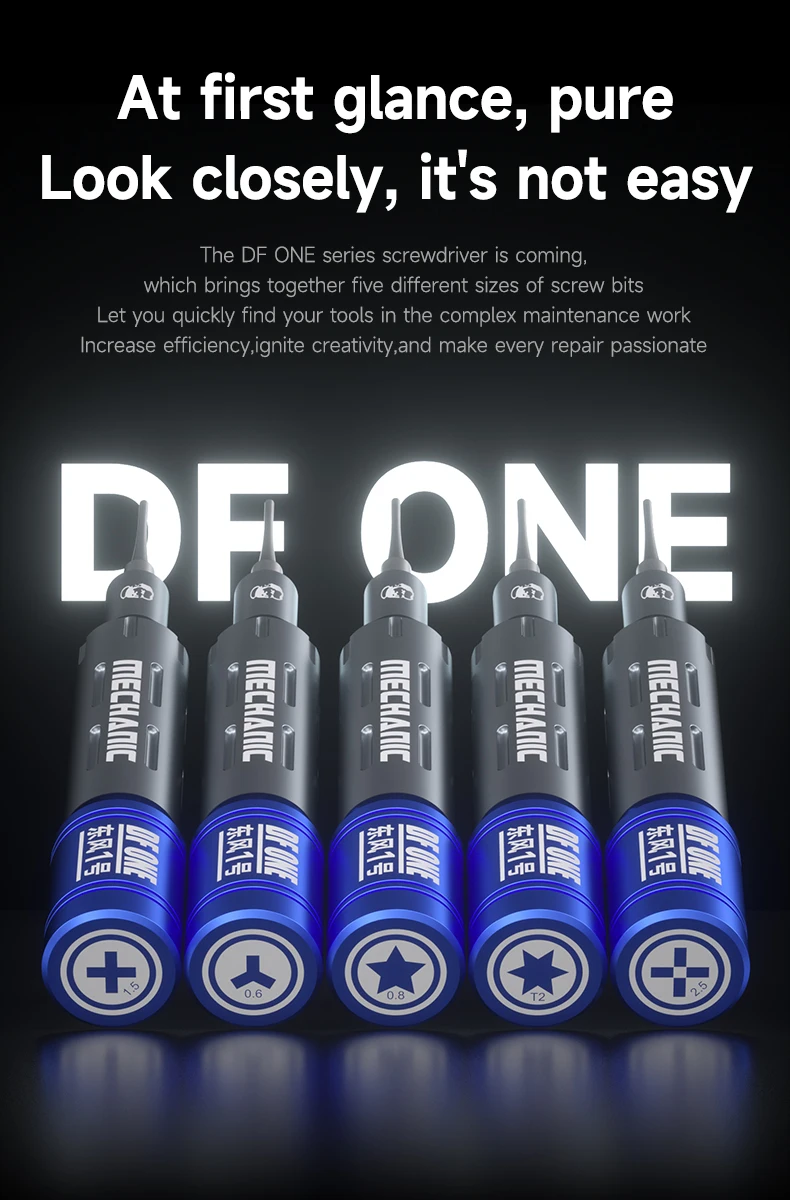 Mechanic 3D Precision Screwdriver Set Electric Screwdriver Set Phone Repair Kit For IPhone Android Phone Professional Disassembly Tools