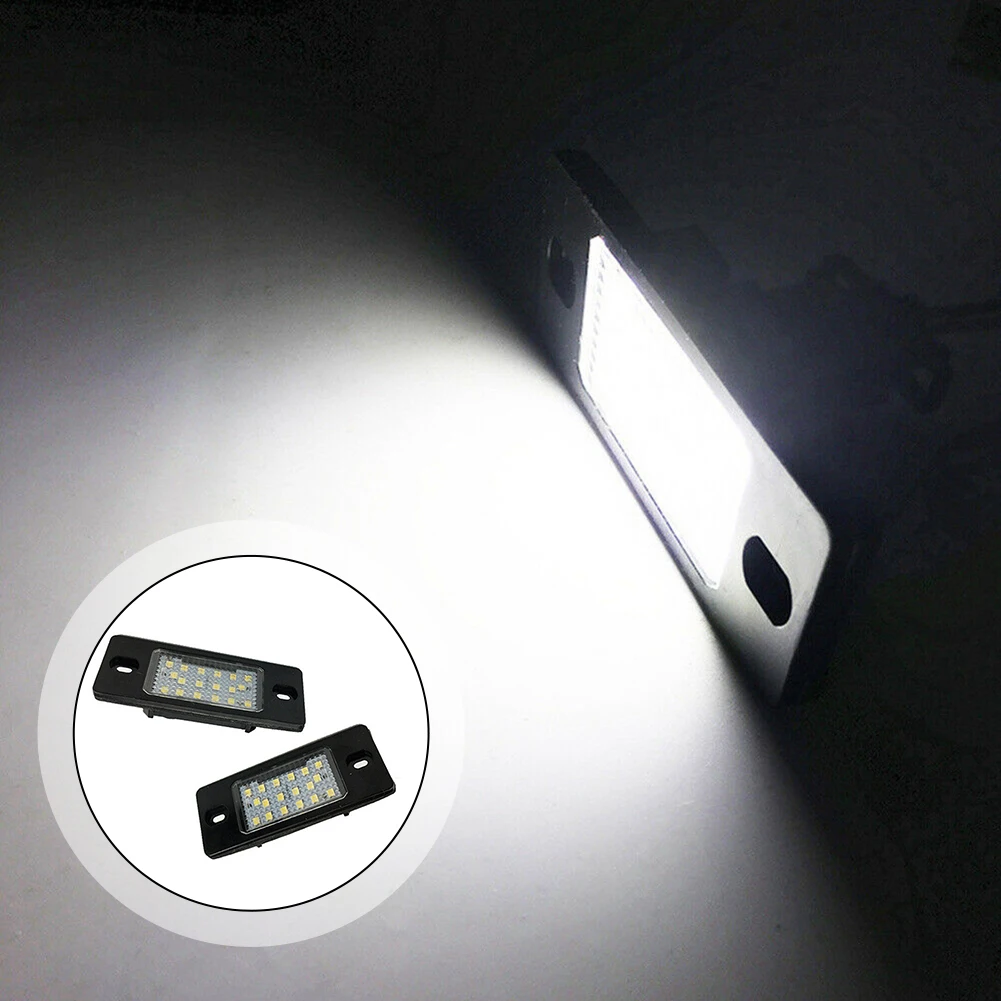 

VW Golf 5 Variant & Passat 3BG Variant LED License Plate Lights - 18pcs SMD, 6000K White, 128LM, 12-30V, ABS+PC