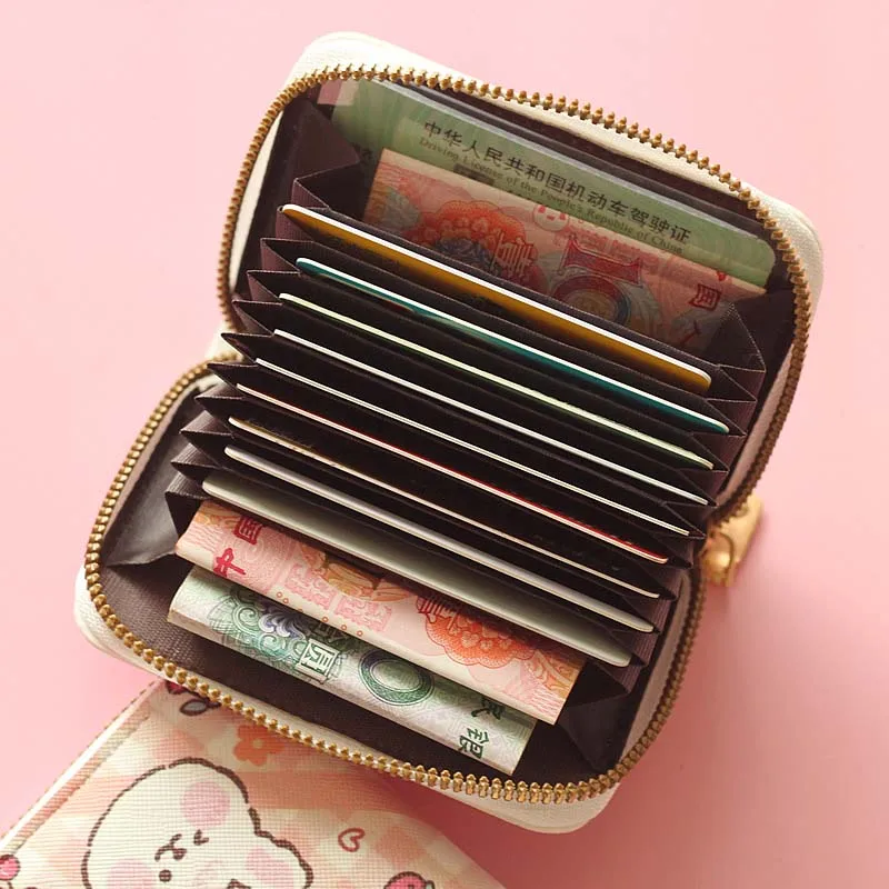 Disney Mickey Long Women's Wallet Female Purses Fashion Coin Purse Card  Holder Wallets Zipper Pu Leather Clutch Money Phone Bag - AliExpress