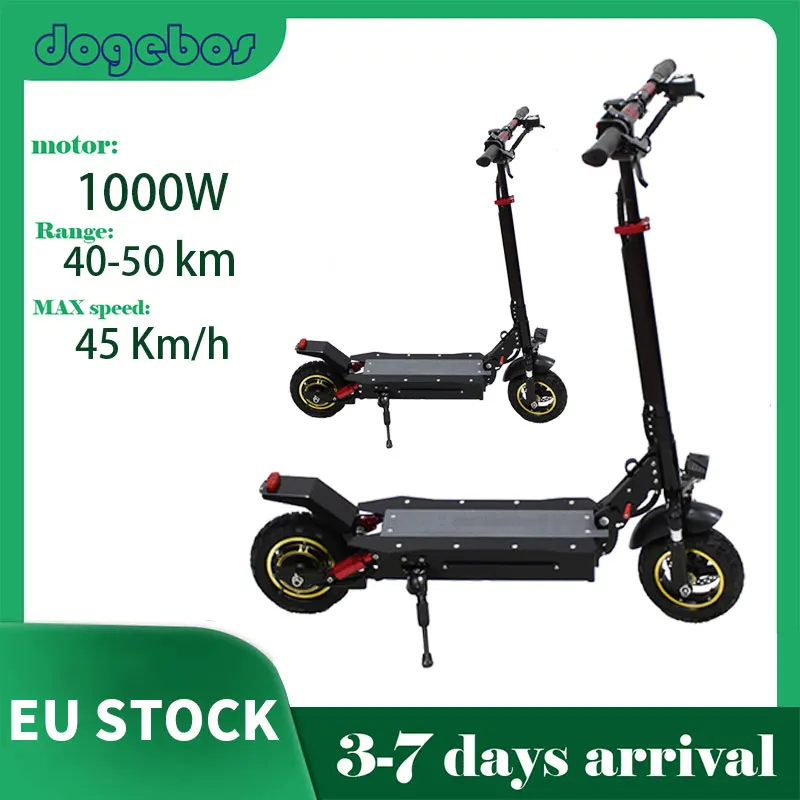 

Dogebos Ek1 Electric Scooter Adult Electric Scooters Electric Kick Scooter E-Scooter 45km/H 10 Inch Tires Foldable 1000w Scoot