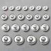 100sets/lot 16L-60L Covered Button Aluminum Base Round Bread Shape Fabric Buttons for Diy Cloth Coat Sewing Accessories 4