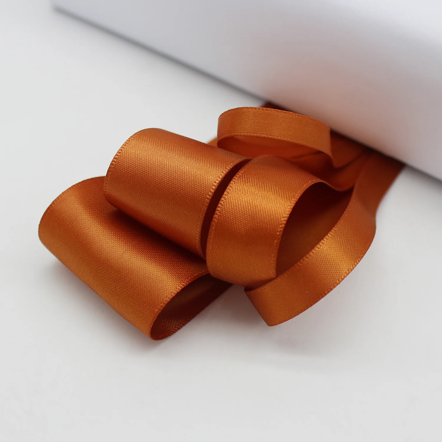 1-1/2 Inch Brown Satin Ribbon 50 Yards