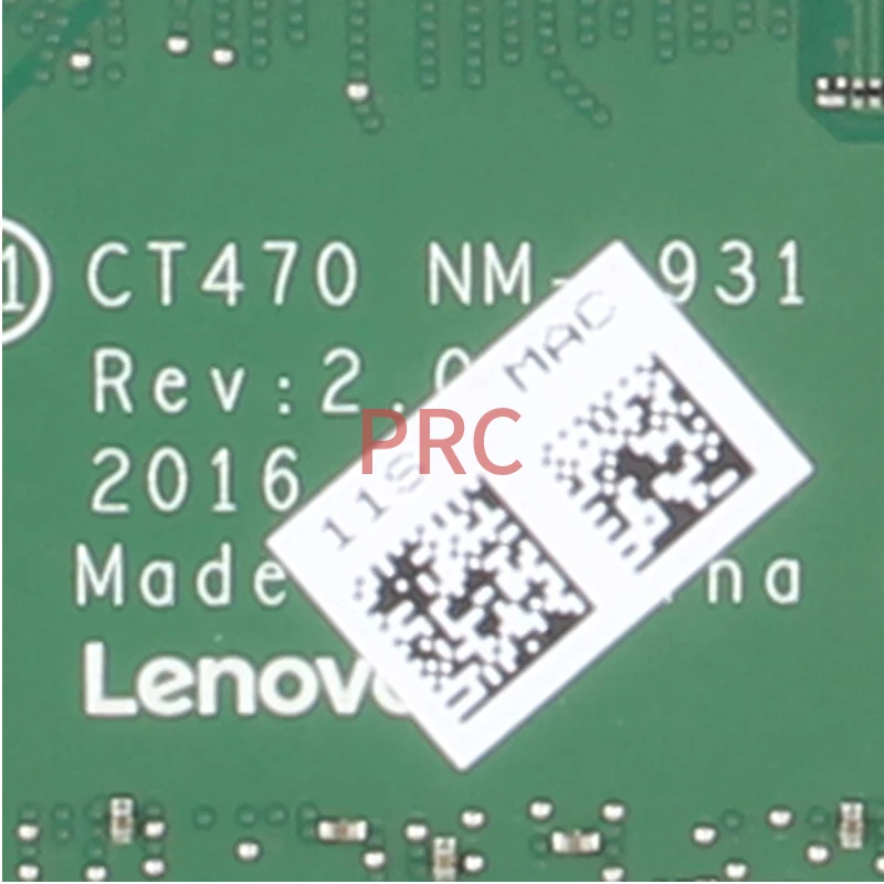 Placa-mãe para Laptop Lenovo Thinkpad T470 Notebook Mainboard Nm-a931 i3 i5 7th Gen 01hw539 00ur445 01ax963 01hx648 - Imagem 5