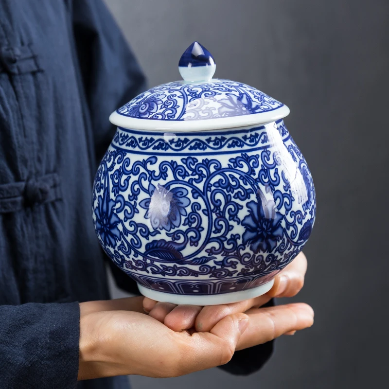 Funeral Urn for Adult Ashes Human Large and Medium Memorial Urns Ceramics Keepsake Burial Urn at Home or Cemetery or Niche