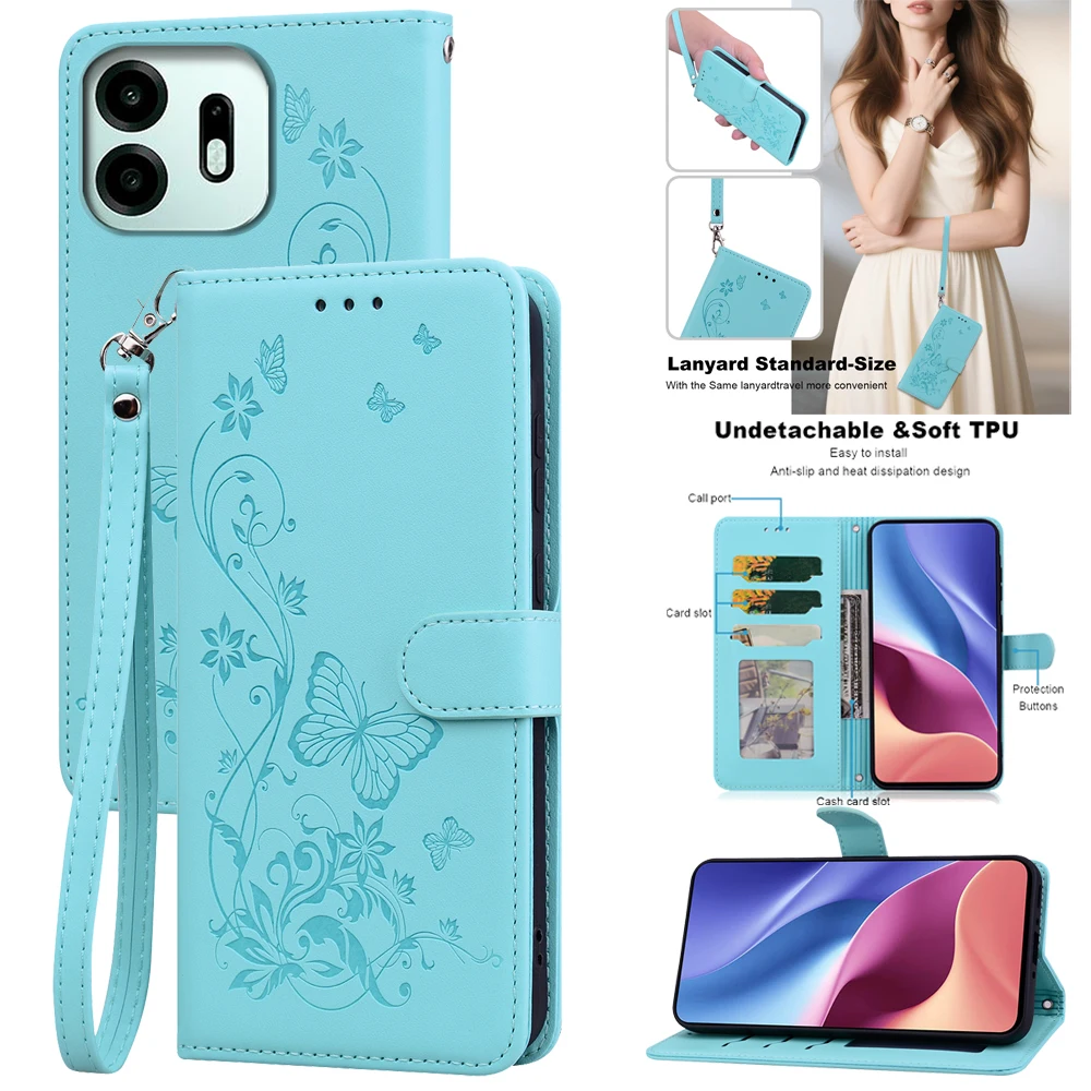 Leather Wallet Flip Phone Case - Elegant and Durable Protection