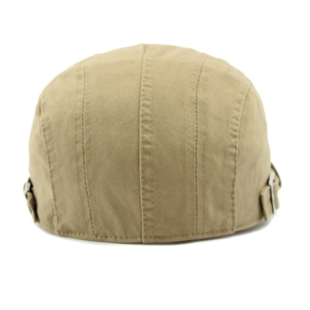 Beret Hat Woolen Beret Men Women Beret Cap Classic Cotton Spring Summer Sun Hat Adjustable Ivy Flat Cap Artist Berets