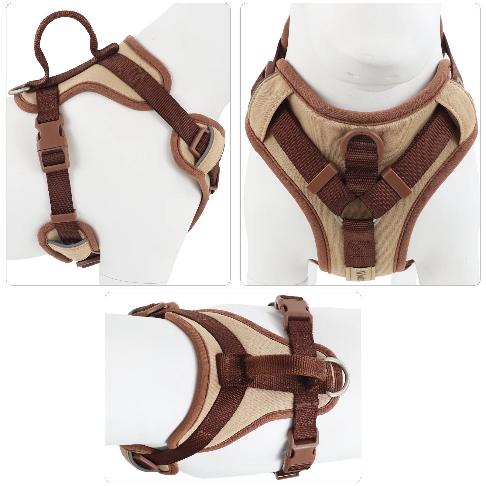 Luxury Chocolate Dog Harness - other colors avaiable 4