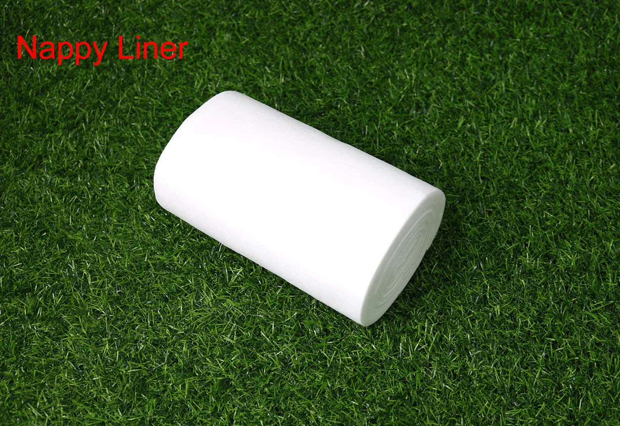 Nappy Liners Rolls Flushable for reusable/cloth nappy Bamboo or Paper -100 sheets/ 1 Roll