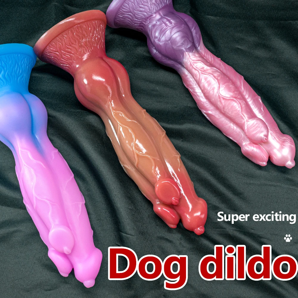 

Silicone Suction Cup Dildo Perfect Wolf Monster Penis for Men and Women Sexual Play Dragon and Horse Dildo Designs Diameter Larg