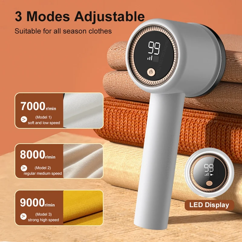 

Триммер для удаления катышков и ворса со светодиодной подсветкой