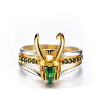 New Minimalist Niche Mythological Character Loki Helmet 3 Piece Stacking Unisex Ring Men's Fashion Jewelry Party GiftRingJewelry - Image 5