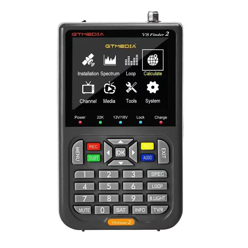 Satellite Signal Finder GTMEDIA V8 Finder2+Bag DVB-S/S2/S2X 1080P 3.5 Inch High Definition TFT LCD Screen H.264 vs WS-6933