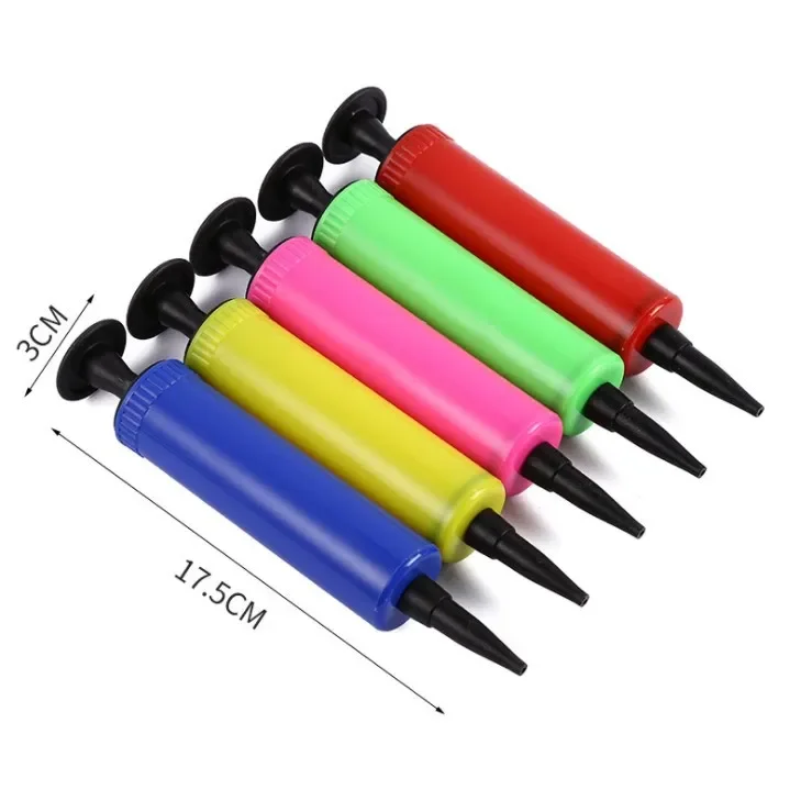 Useful Portable Balloon Pump 1Pcs For Baloons Inflatable Toys And Foil Air Ballon Plastic Hand Pump Wedding Birthday Party Tools Balloon Pump