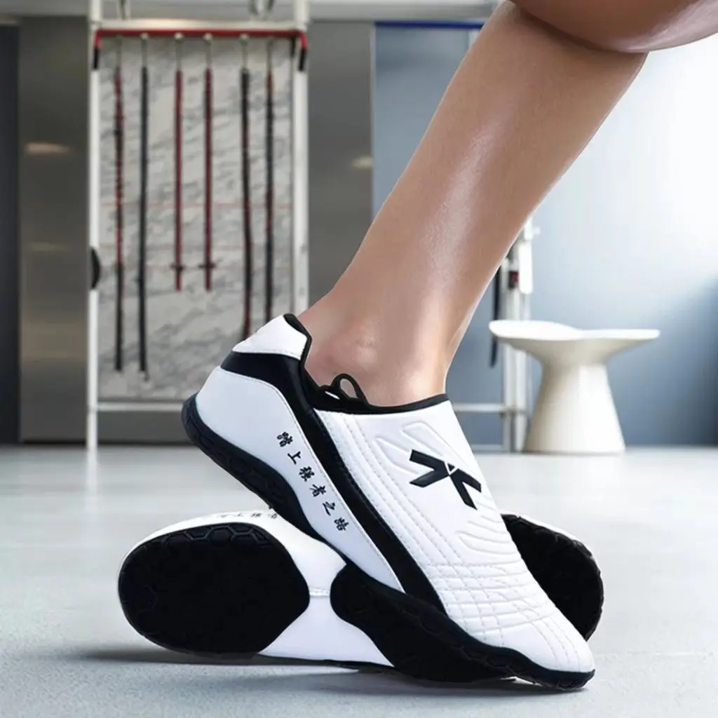Professional Taekwondo Unisex Soft Sole Tai Chi Shoes Indoor and Outdoor Fitness Shoes Men's Women's Casual Martial Arts