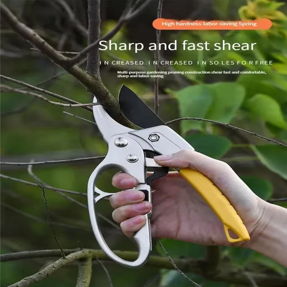 Ergonomic Alloy Steel Pruning Shears for Garden Cuts