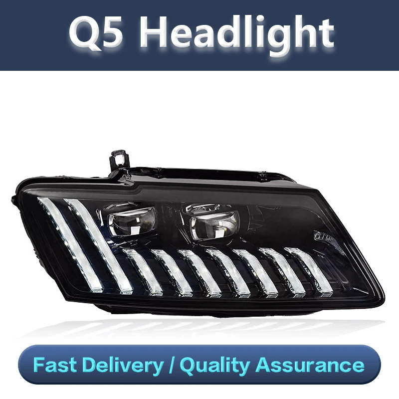 for Audi Q5 Headlights 2009 2018 Q5 LED Headlight DRL Hid Head Lamp