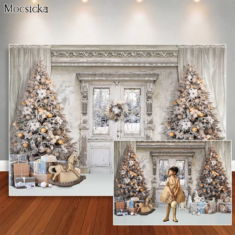 Christmas Photography Backdrops Snowflakes New Christmas Backdrop